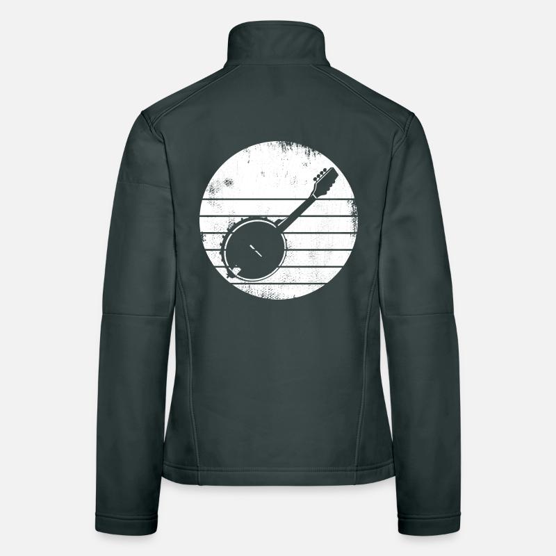 Dessin Banjo Veste en tissu softshell Femme