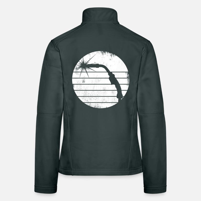 Skizze Schweißstab Frauen Softshelljacke
