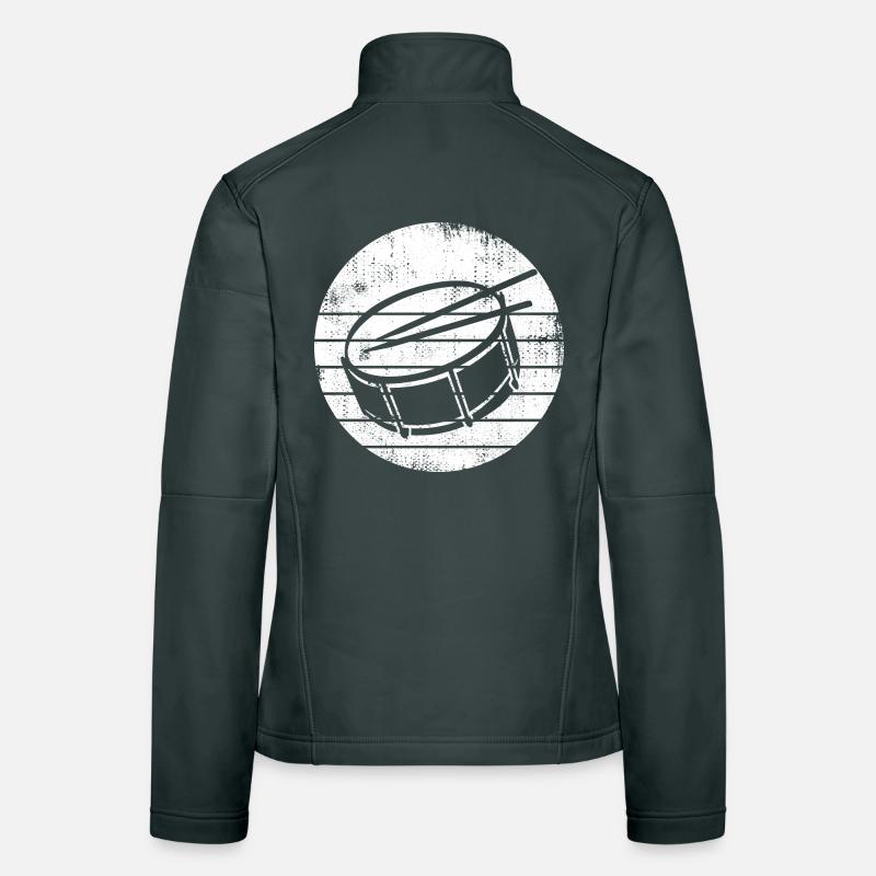 Snare Drum Drawing Women's Softshell Jacket