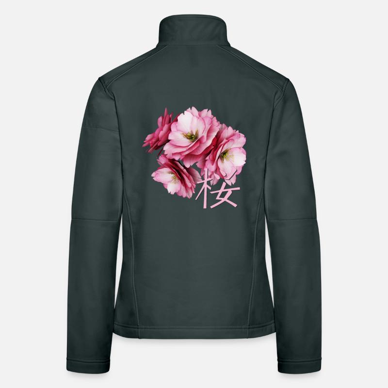 Cherry Blossom Women's Softshell Jacket