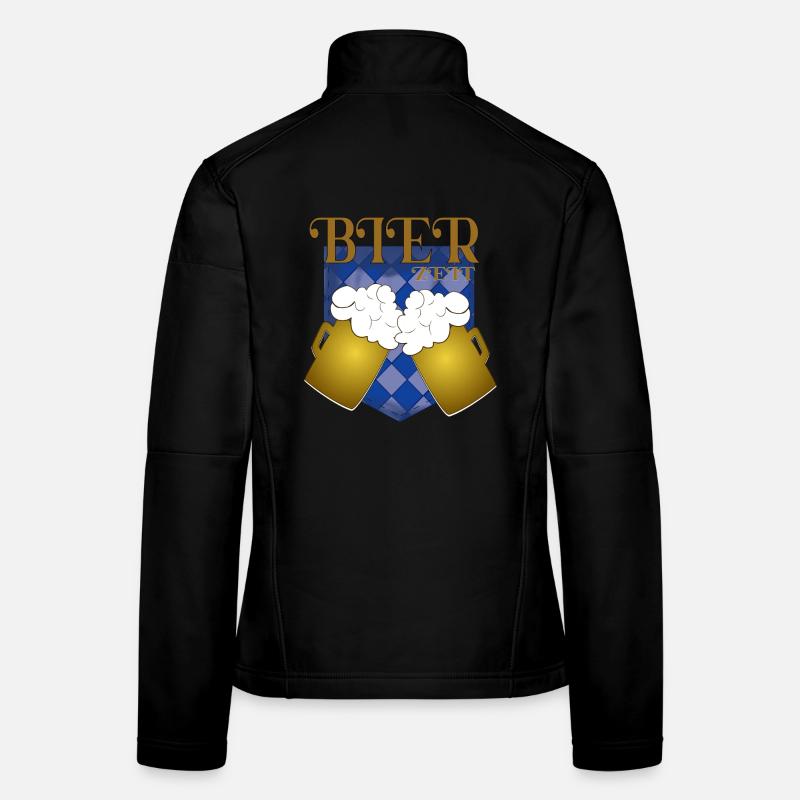 Bier Zeit – Prost Krüge Design Frauen Softshelljacke