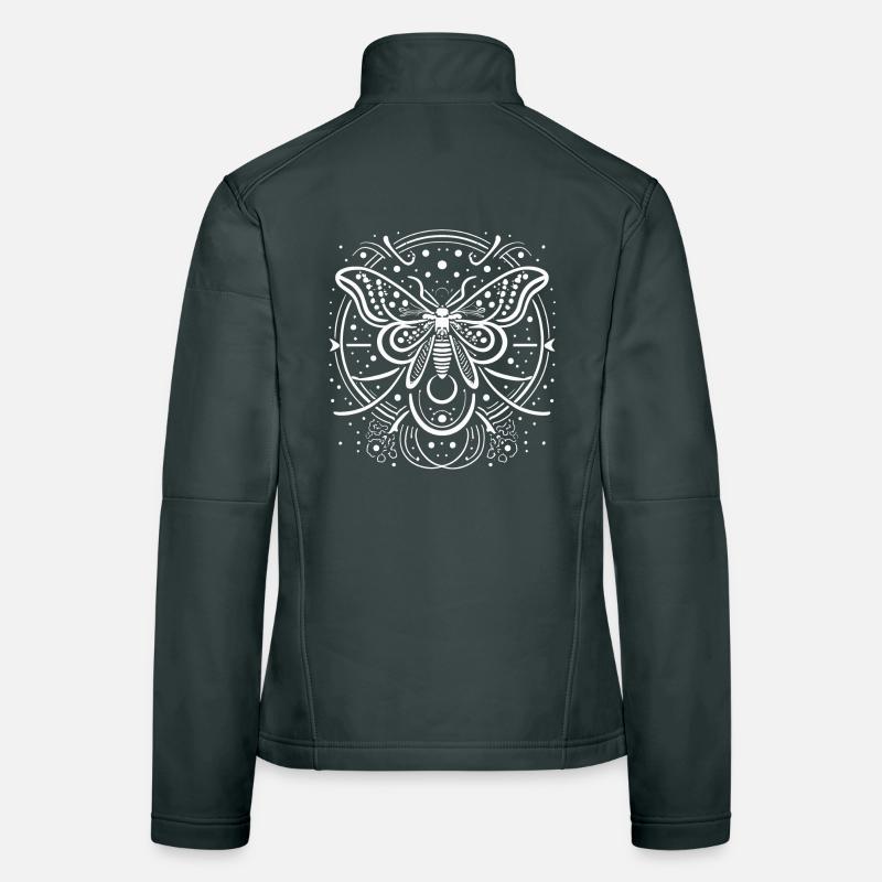celestial moth Frauen Softshelljacke