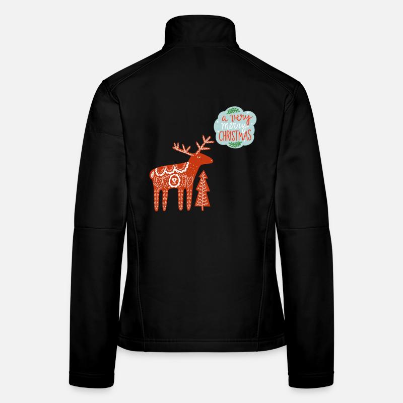 un joyeux Noël Veste en tissu softshell Femme