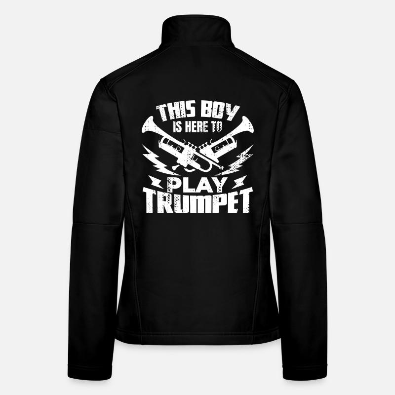 Petit trompettiste Veste en tissu softshell Femme