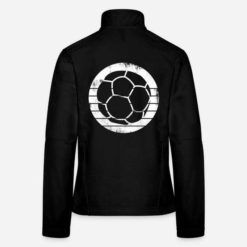 Handball Ball Drawing Women's Softshell Jacket