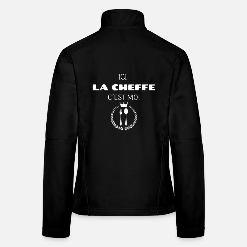 Ici la cheffe c’est moi Veste en tissu softshell Femme