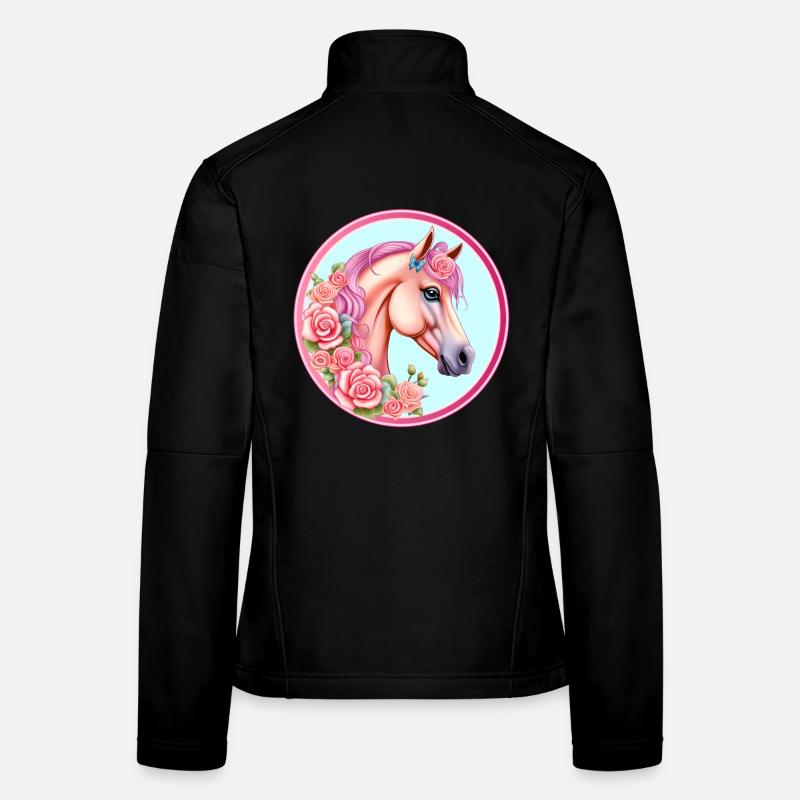 Majestueuse Rose Ross Veste en tissu softshell Femme
