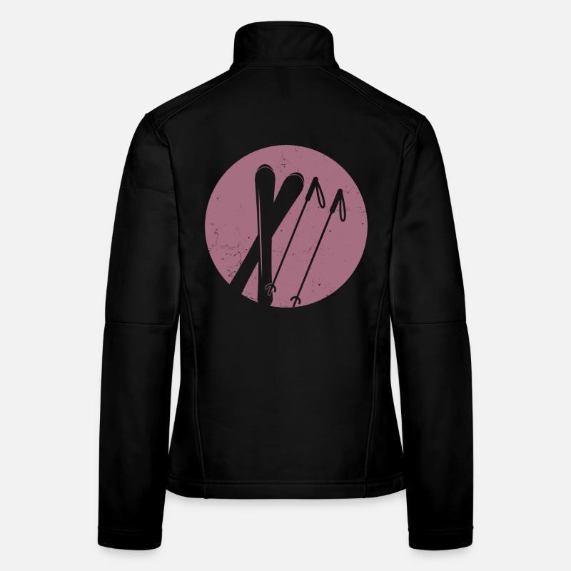 Skifahrer ski Frauen Softshelljacke