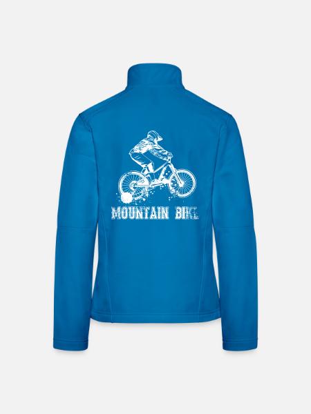 Mountain bike - Women's Softshell Jacket - black - Back