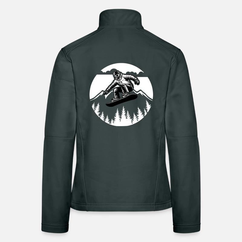 Next-Gen Snowboard Design for Performance & Style Women's Softshell Jacket