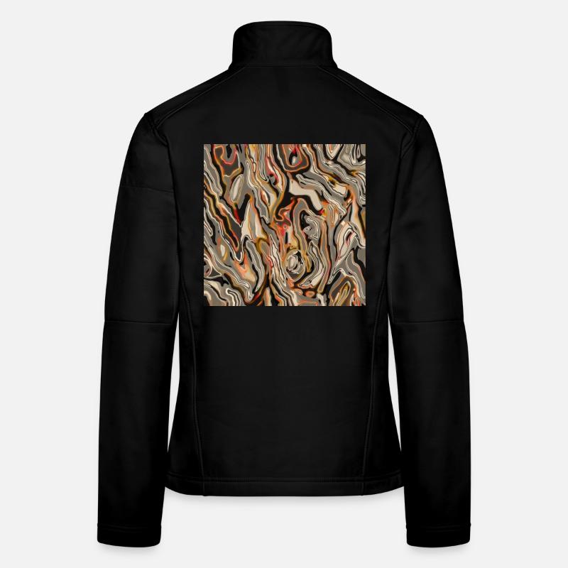 Holz ähnlich Frauen Softshelljacke
