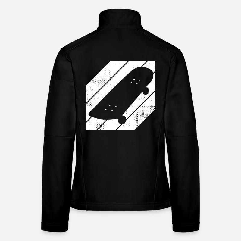 Skateboard Zeichnung Frauen Softshelljacke