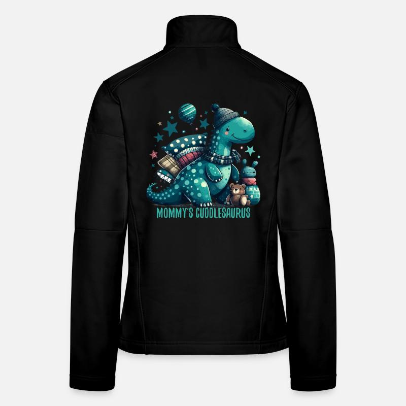 Mommy’s Cuddlesaurus Kuschel-Dinosaurier Geschenk Frauen Softshelljacke