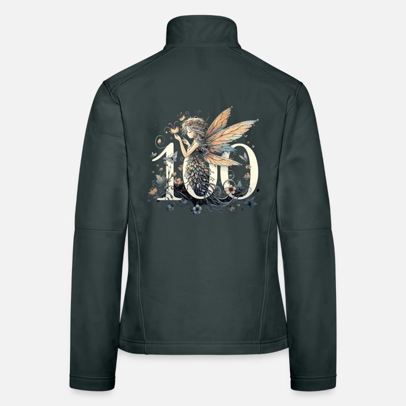 100 Jahre Fee Elfe süß Geburtstag Geschenk Frauen Softshelljacke