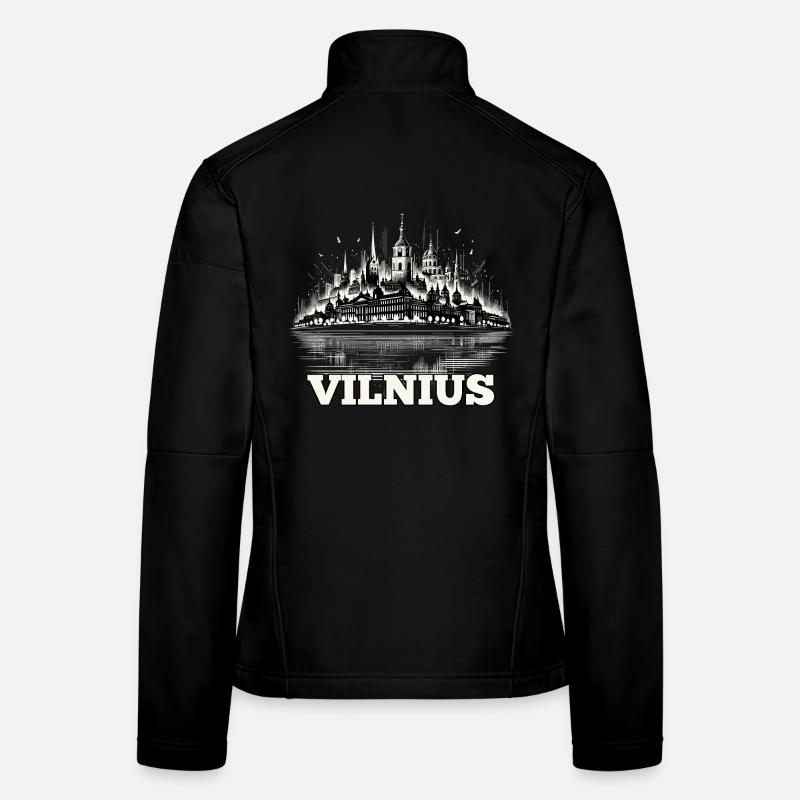 Vilnius Capital Lithuania Baltic States Gift Women's Softshell Jacket