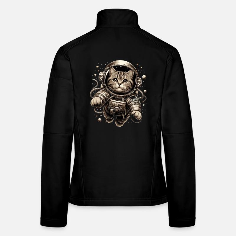 Astronaut BKH Tabby Gift Women's Softshell Jacket