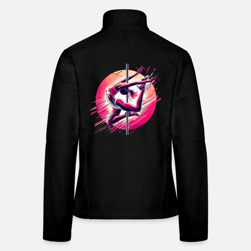 Pole Dance Dynamics Pink Gift Women's Softshell Jacket