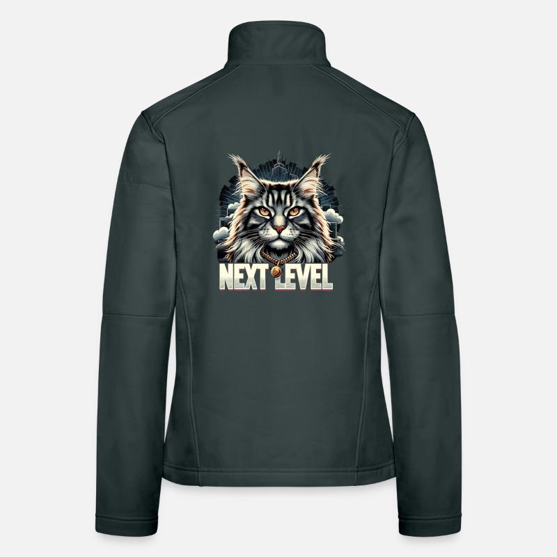 Maine Coon Cat Next Level Gift Women's Softshell Jacket