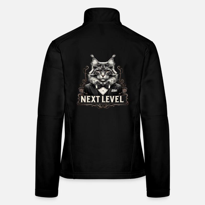 Maine Coon Katze Next Level Anzug Erfolg Geschenk Frauen Softshelljacke