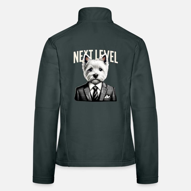 West Highland White Terrier Next Level Suit Gesch Women's Softshell Jacket