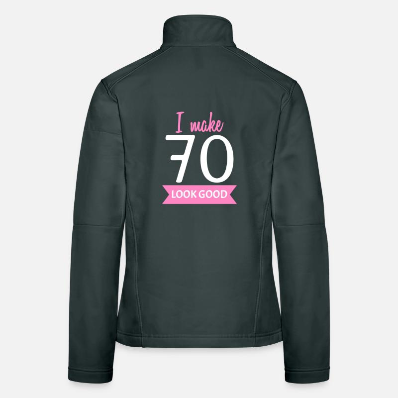 70 Jahre Oma Spruch Frauen Softshelljacke