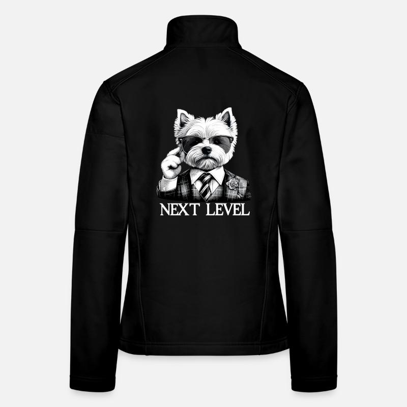 Costume West Highland White Terrier Next Level Veste en tissu softshell Femme