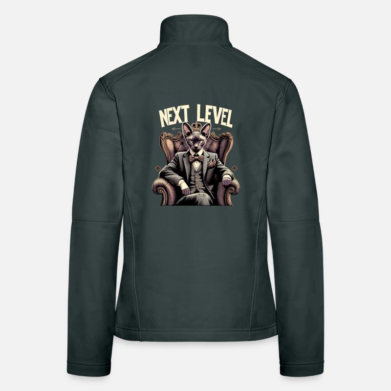 Cornish Rex Suit Next Level Cat Gift Women's Softshell Jacket