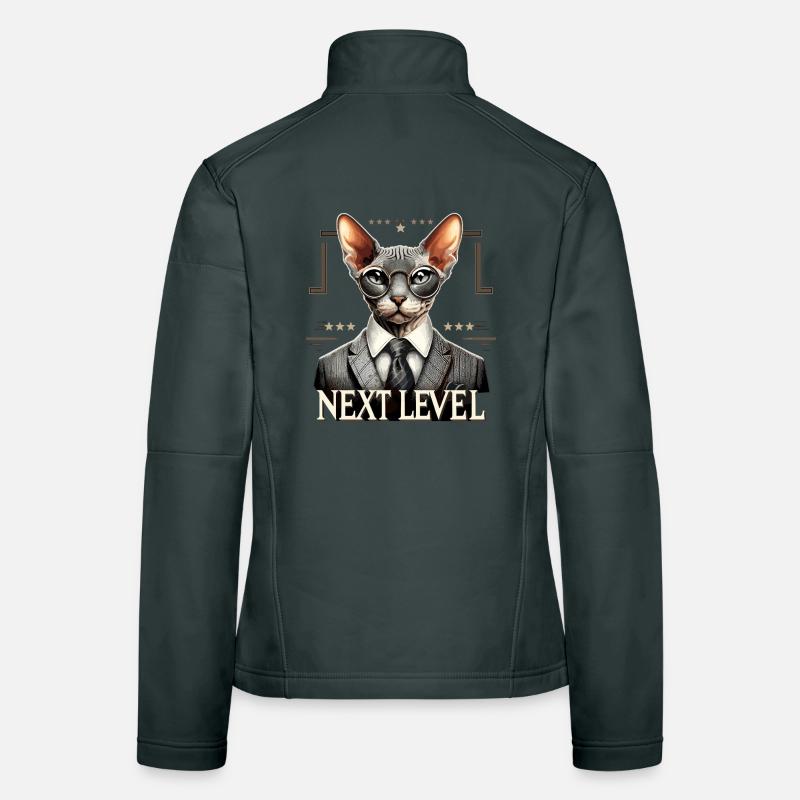 Cornish Rex Suit Next Level Cat Gift Women's Softshell Jacket