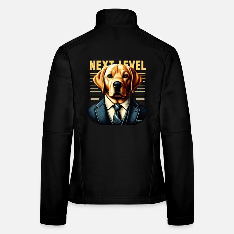 Dudley Labrador Suit Next Level Dog Gift Veste en tissu softshell Femme