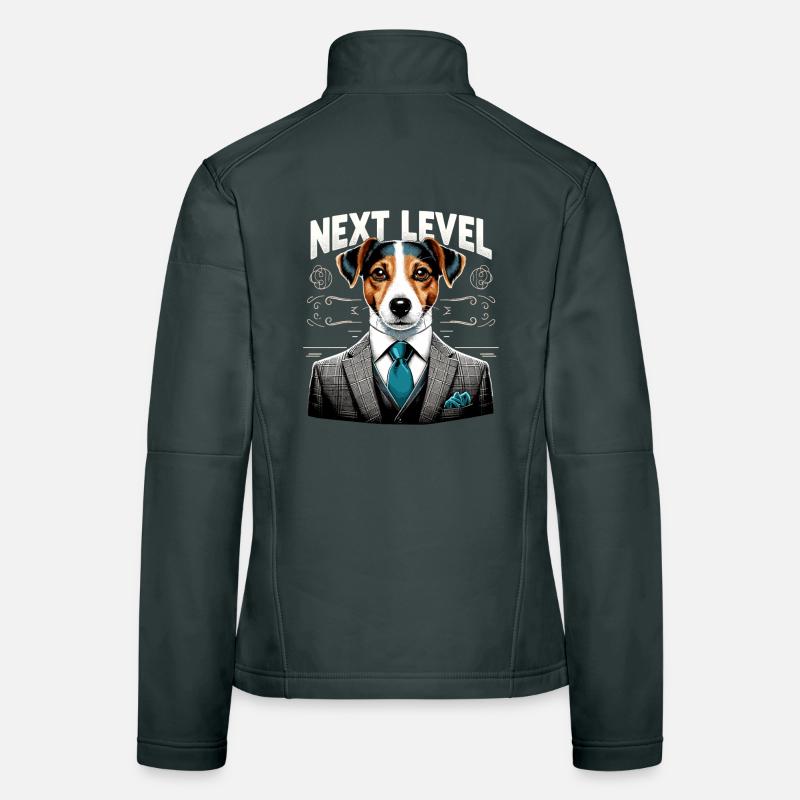 Jack Russell Terrier Suit Next Level Gift Women's Softshell Jacket