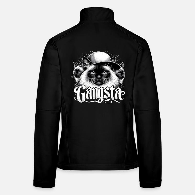Heilige Birma Katze Birmakatze Trio Gangsta Gesche Frauen Softshelljacke