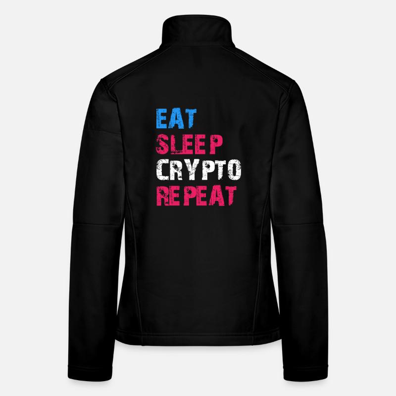 MANGER DORMIR CRYPTO RÉPÉTER Veste en tissu softshell Femme