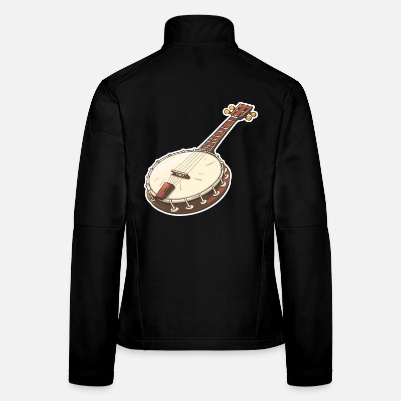 Banjo Grafik Frauen Softshelljacke