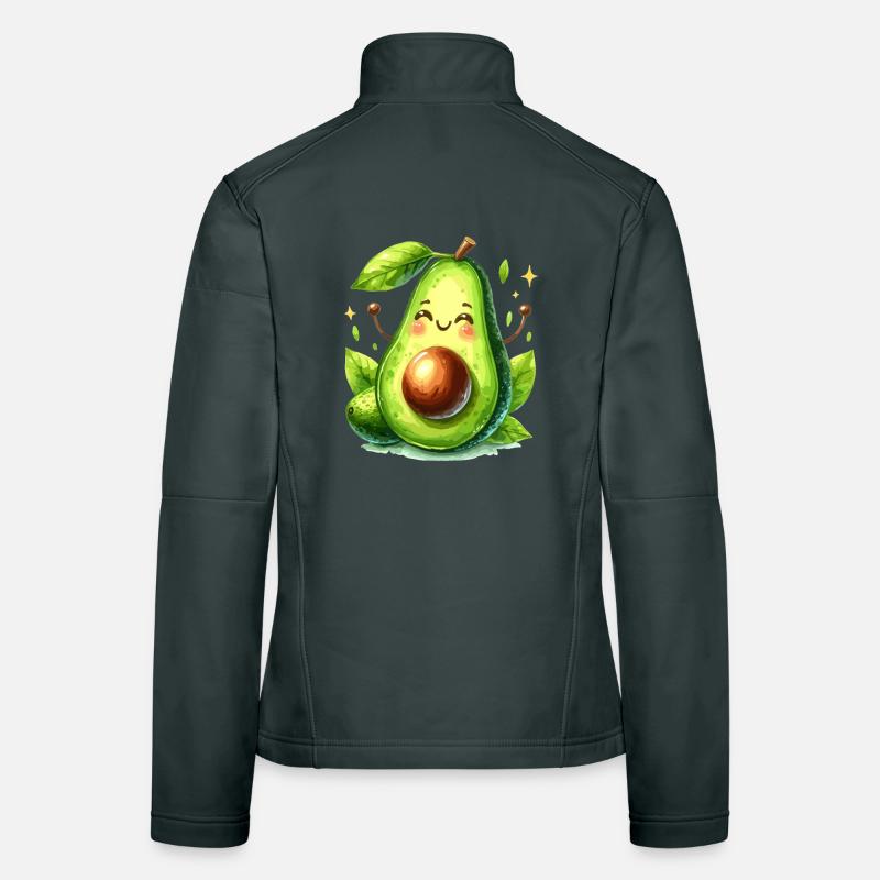 Avocado Funny Positive Optimism Gift Women's Softshell Jacket