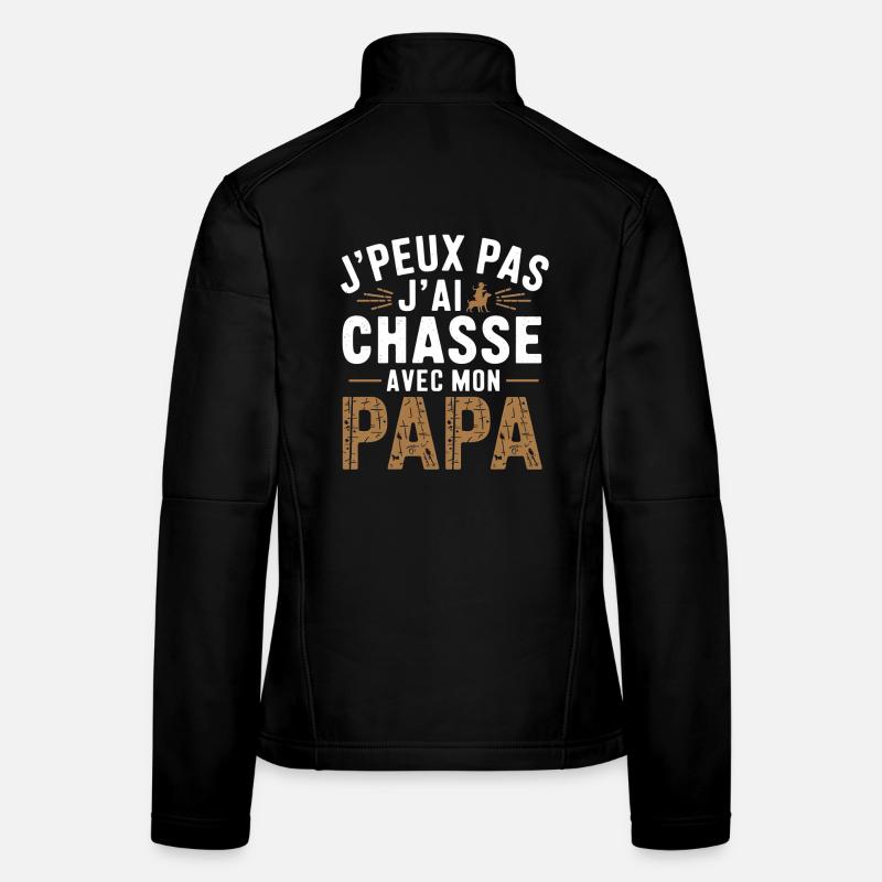 Auf die Jagd mit meinem Vater Frauen Softshelljacke