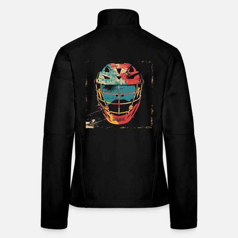 Casque de crosse à l’ancienne Veste en tissu softshell Femme