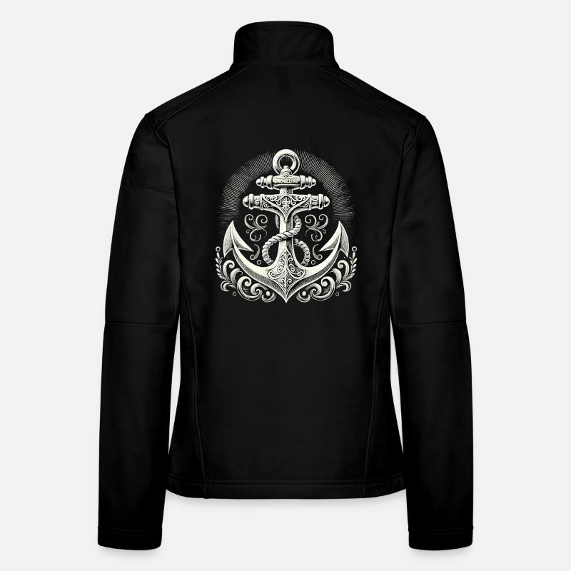 Anchor Ship Anchor Anchor Cool Maritime Gift Women's Softshell Jacket