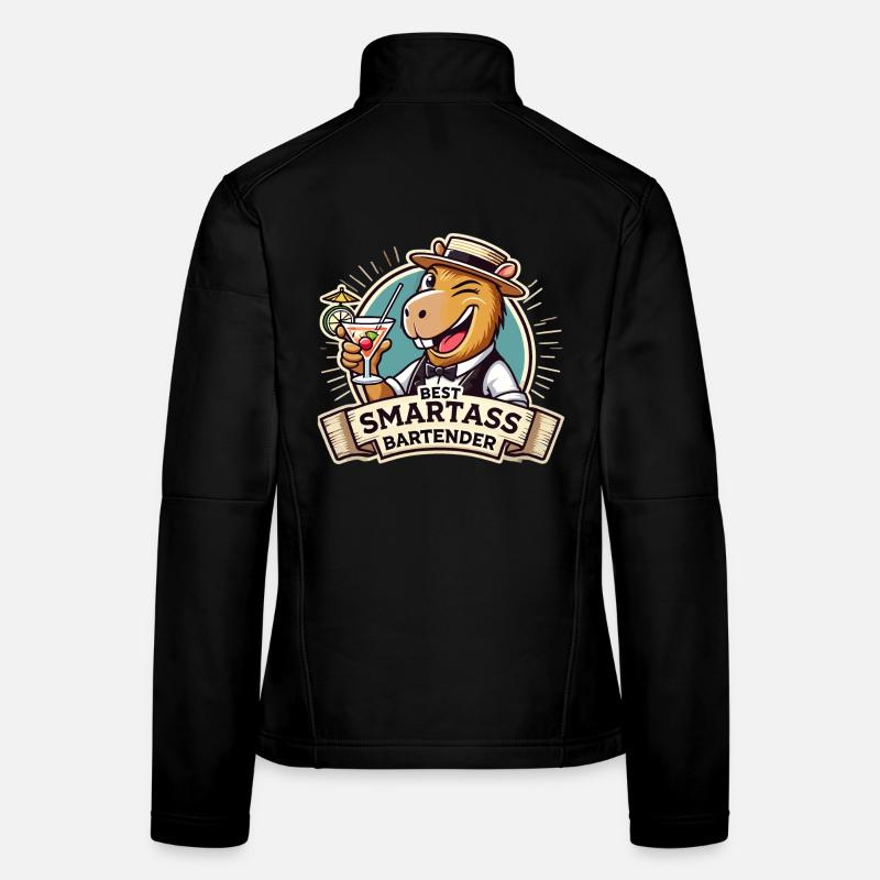 Bartender Bartender Capybara Capy Gift Women's Softshell Jacket