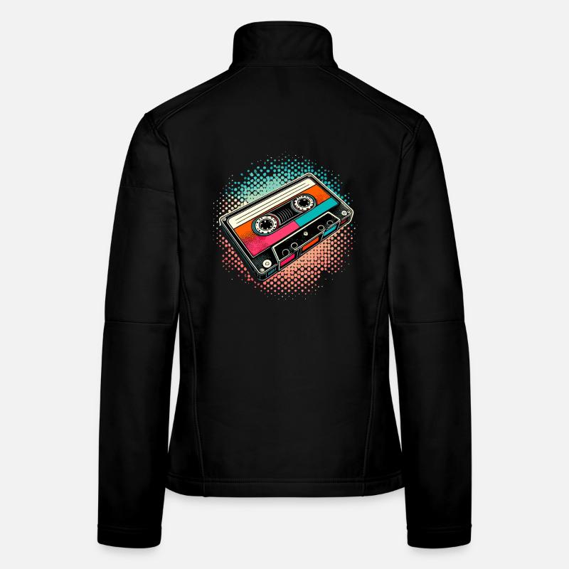 Compact Cassette Cassette Tape 90s Gift Women's Softshell Jacket