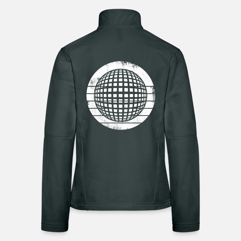 80er Disco Frauen Softshelljacke