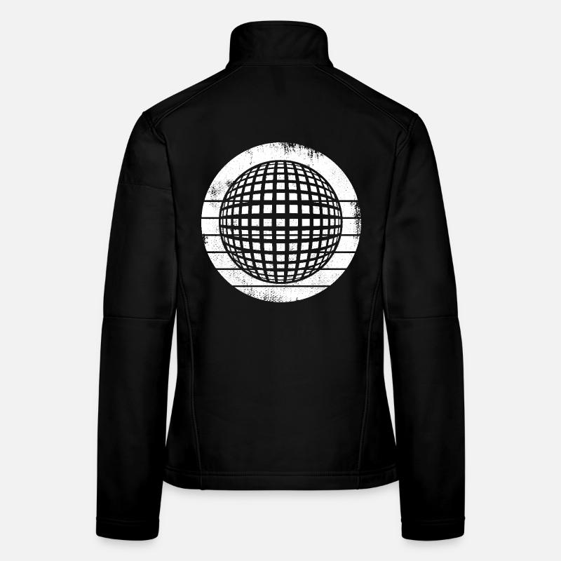 80er Disco Frauen Softshelljacke