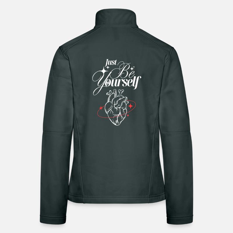 Just Be Yourself – Herz & Selbstliebe Frauen Softshelljacke