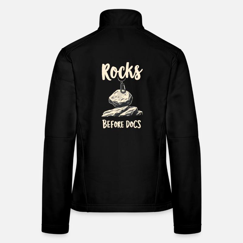 Rocks avant Docs Veste en tissu softshell Femme