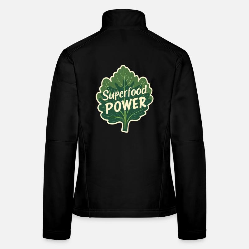 Le pouvoir des superaliments Veste en tissu softshell Femme