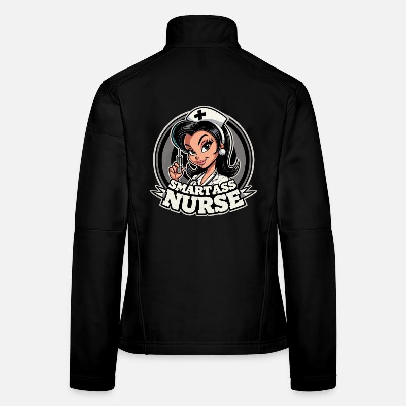 Klugscheißer Krankenschwester witzig Geschenk Frauen Softshelljacke