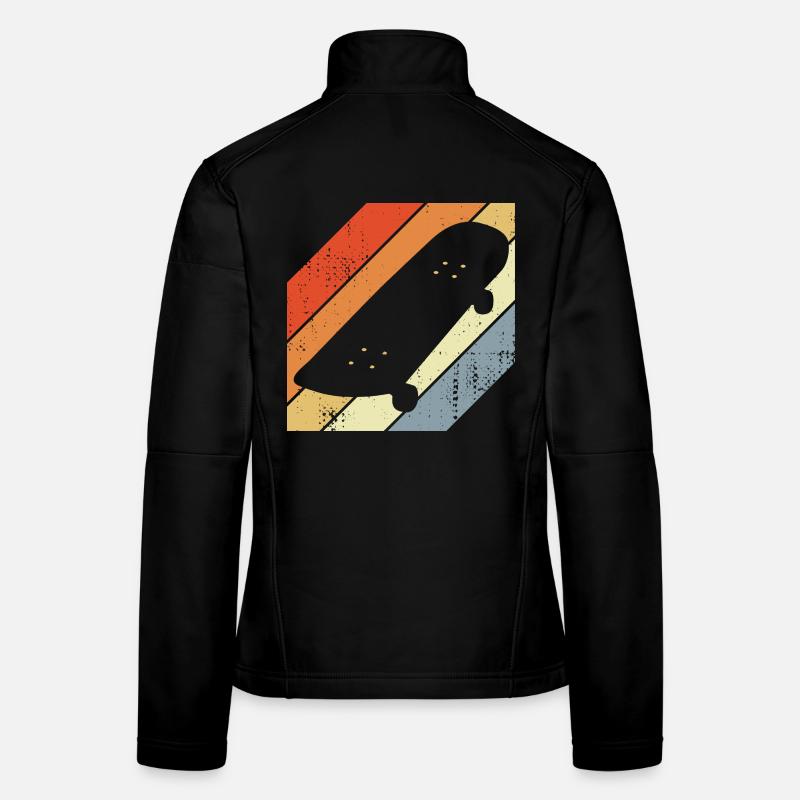 Skateboard Sketch Women's Softshell Jacket