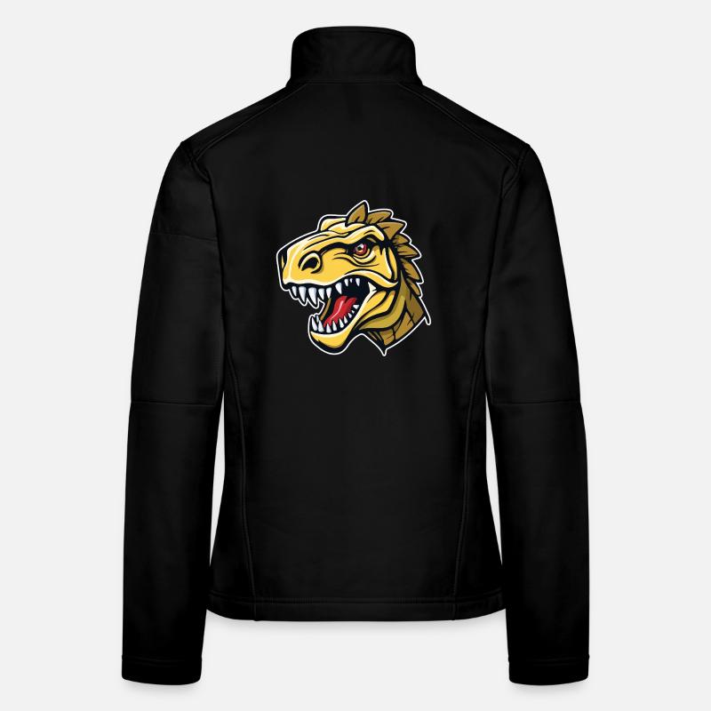 Illustration d’un rapace à l’allure dangereuse Veste en tissu softshell Femme