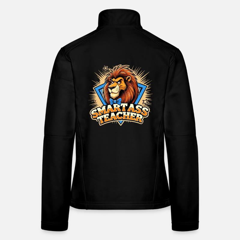 Besserwisser kluger Lehrer Löwe witzig Geschenk Frauen Softshelljacke