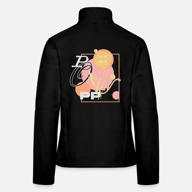 Poppy Poetry Frauen Softshelljacke