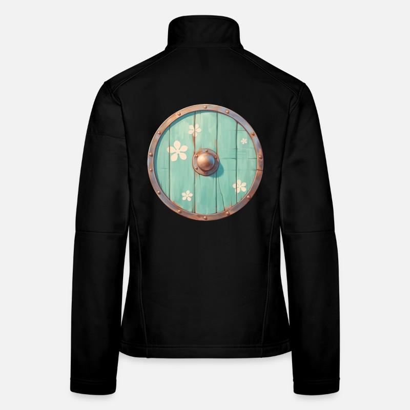 Wikinger-Schild Frauen Softshelljacke